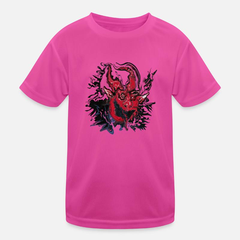 devil Kinder Funktions-T-Shirt