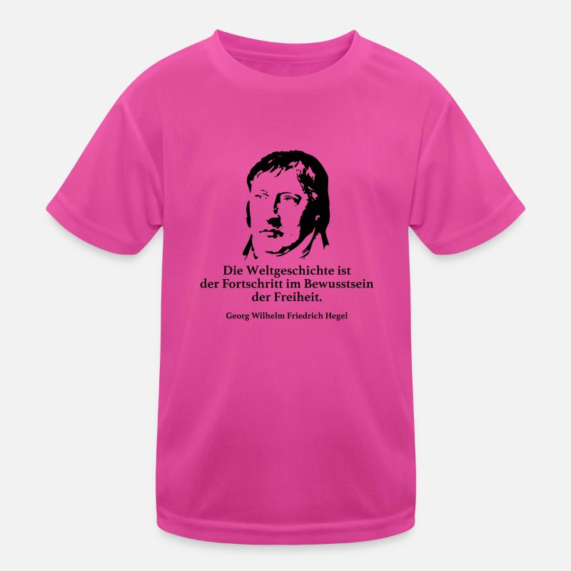 Hegel: L'histoire du monde est le progrès dans T-shirt sport Enfant