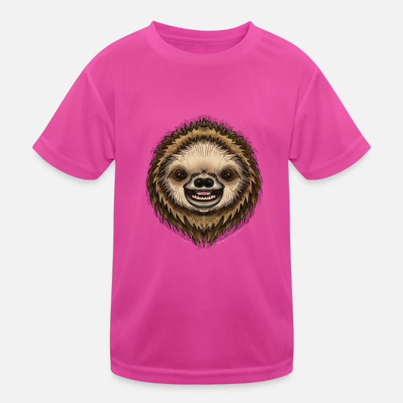 Simon Sloth by Jon Ball Kids Functional T-Shirt