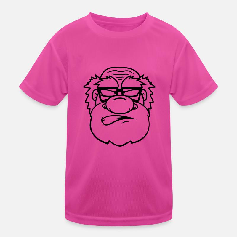 face head evil annoyed wuetend sour Schlec Kids Functional T-Shirt