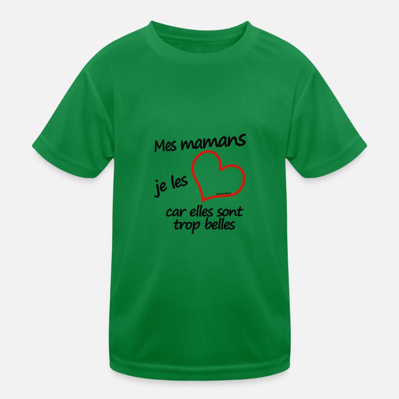 mes mamans je les aime T-shirt sport Enfant