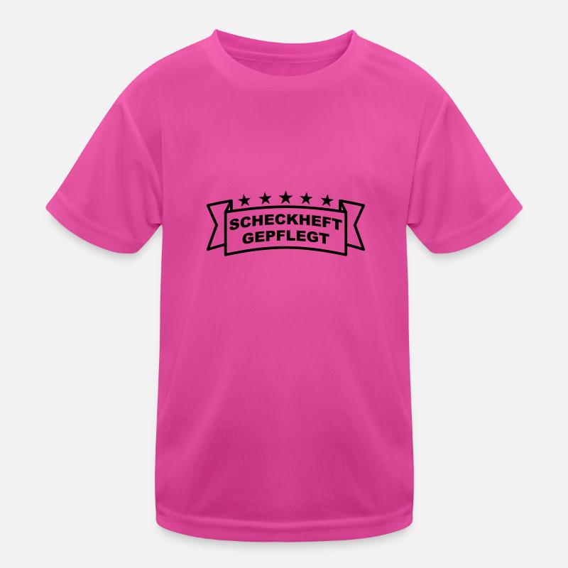 Scheckheftgepflegt Spruchband Kinder Funktions-T-Shirt