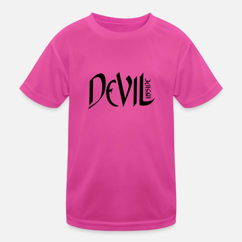 Devil Teufel inside Horror Shirt Kinder Funktions-T-Shirt