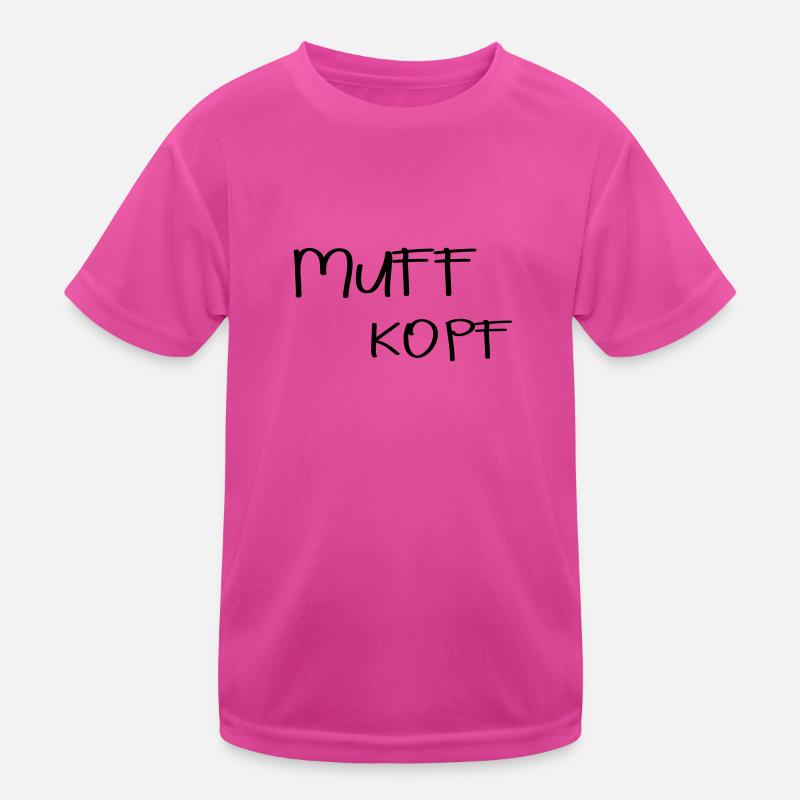 Muff Kopf Kinder Funktions-T-Shirt