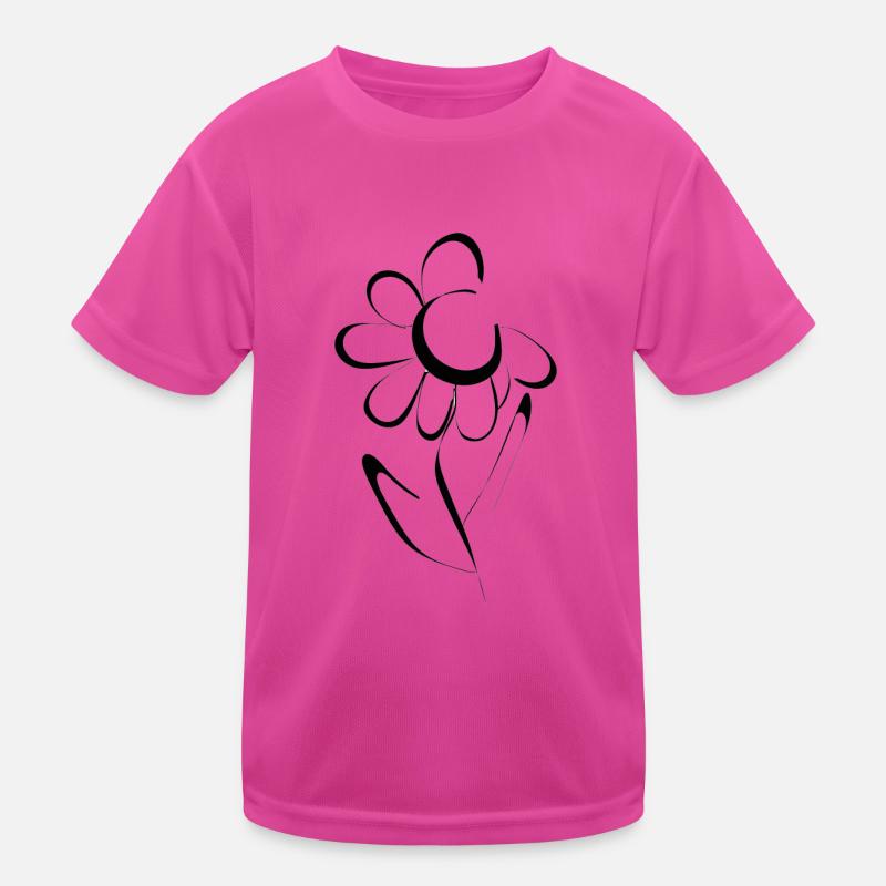 Conception de fleurs T-shirt sport Enfant