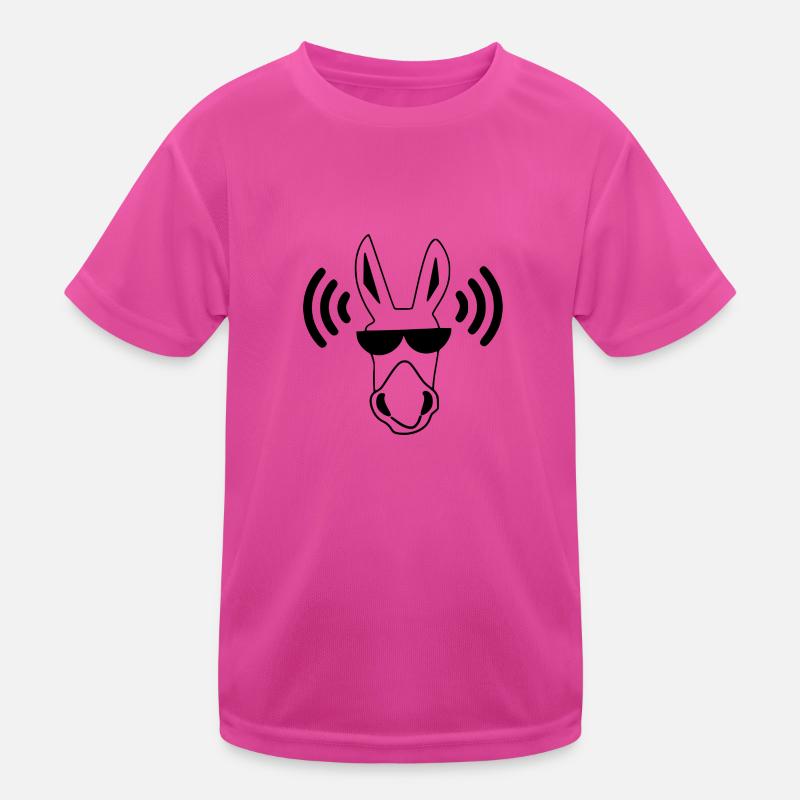 Esel Kinder Funktions-T-Shirt