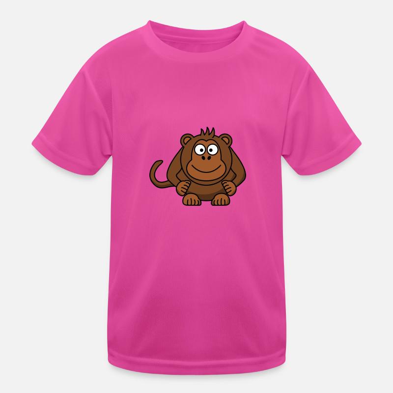 Affe Kinder Funktions-T-Shirt