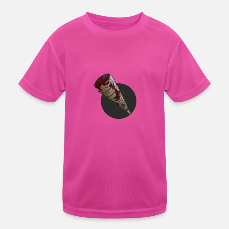 Baseball bat with barbed wire Kids Functional T-Shirt
