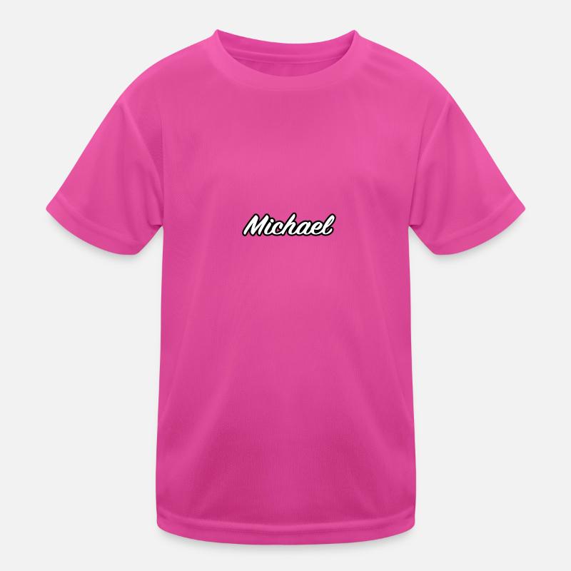 Michael First Name Name Gift Idea Kids Functional T-Shirt