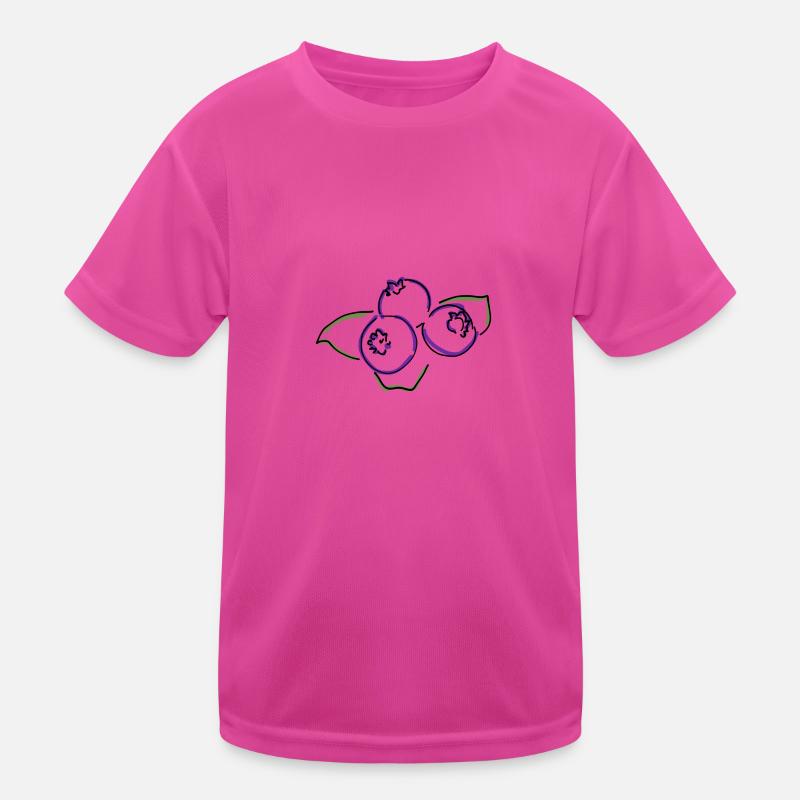 myrtilles T-shirt sport Enfant