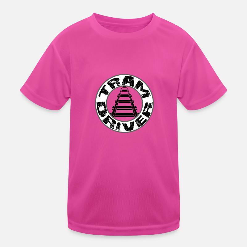 Tram Driver Round logo Kids Functional T-Shirt