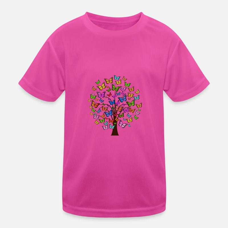 baum tree baumstamm wald forest woods77 Kinder Funktions-T-Shirt