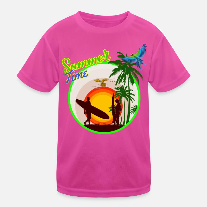 Sommerzeit Kinder Funktions-T-Shirt