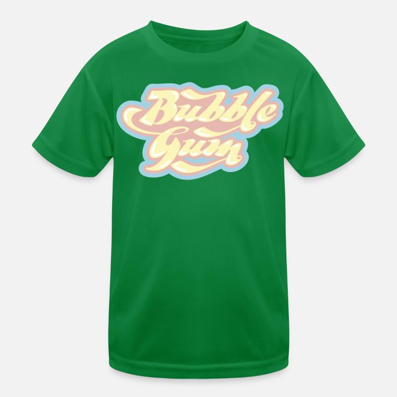 Lettrage rétro Bubblegum T-shirt sport Enfant