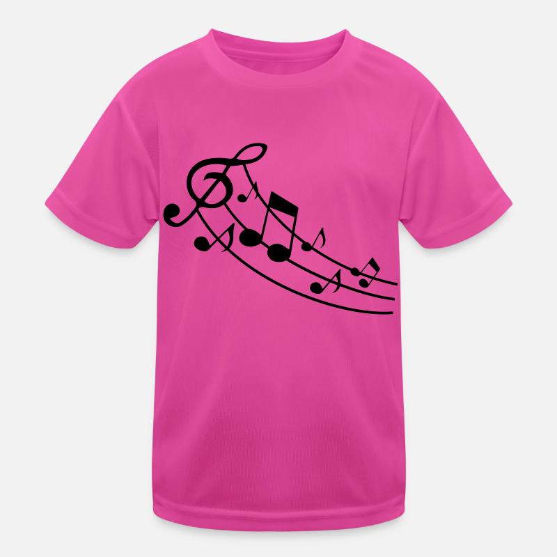 music design musiknote Kinder Funktions-T-Shirt
