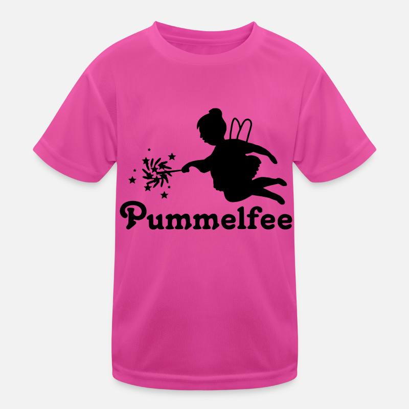 elfe_fee_pummelfee - Kinder Funktions-T-Shirt - hot Pink