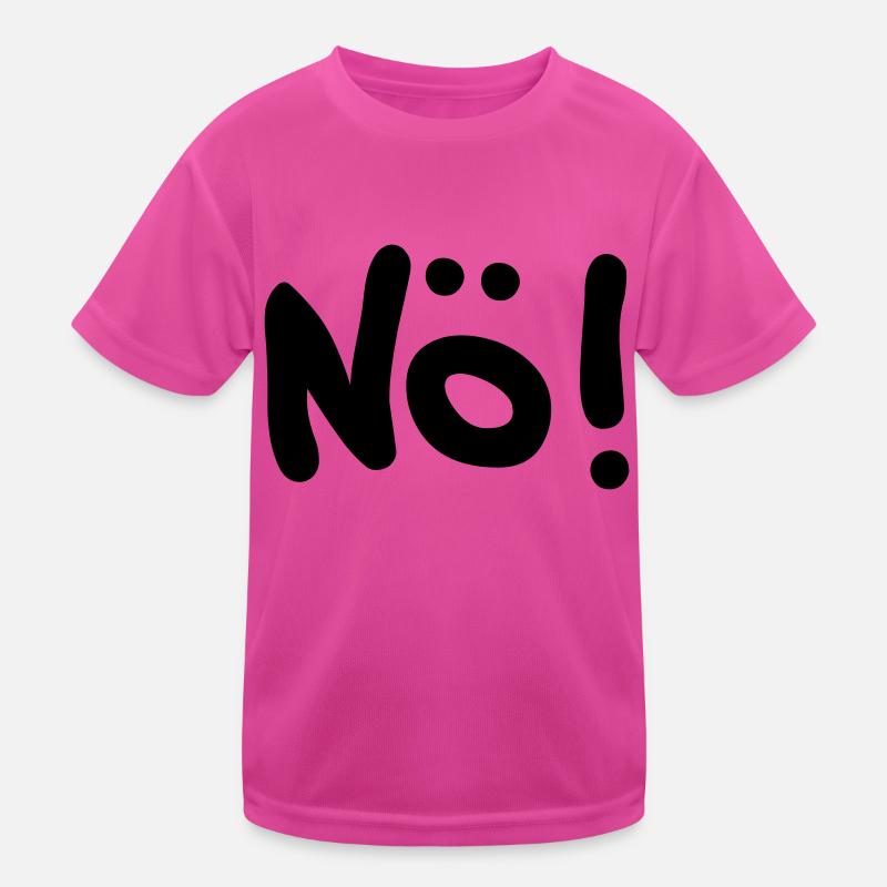 Nö! Kinder Funktions-T-Shirt