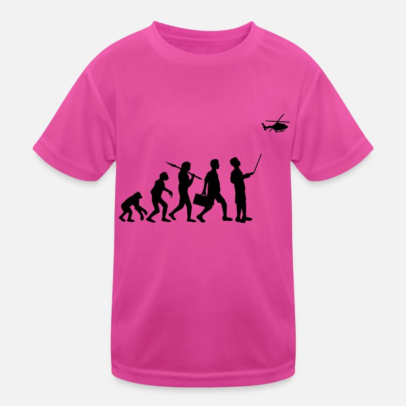 Evolution remote controlled model helicopter Kids Functional T-Shirt