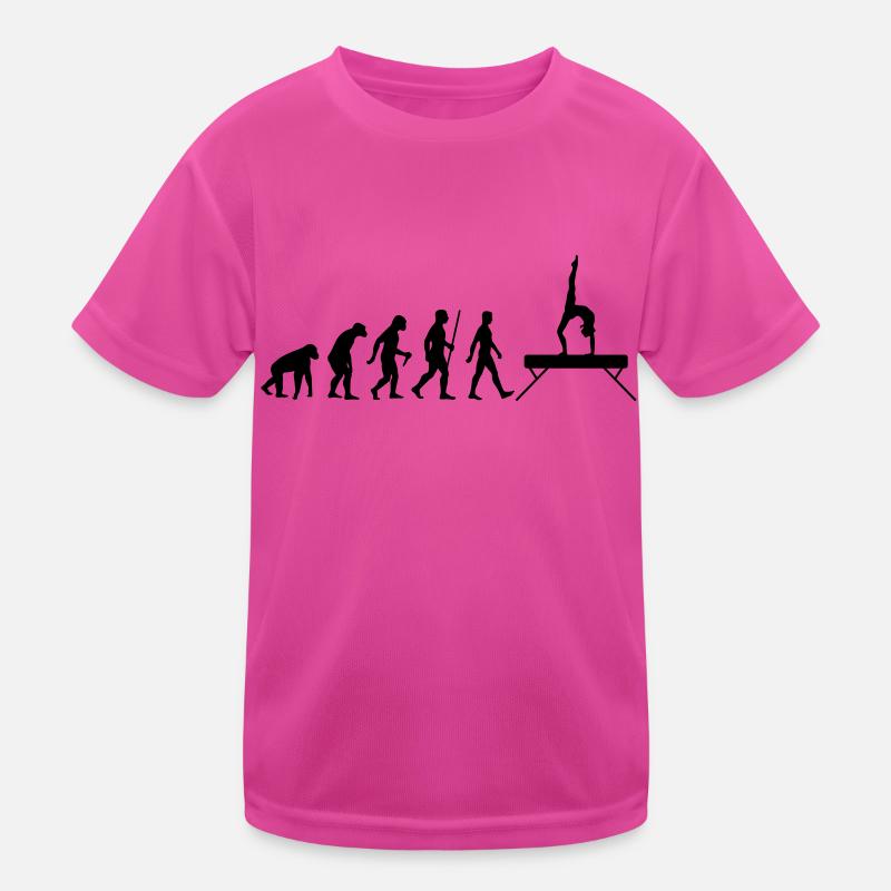 Evolution Schwebebalken Kinder Funktions-T-Shirt