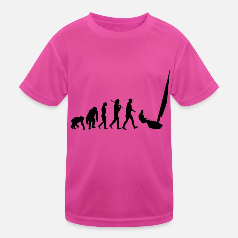 Evolution Segeln Kinder Funktions-T-Shirt