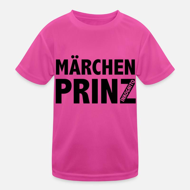 Märchenprinz Inkognito Kinder Funktions-T-Shirt