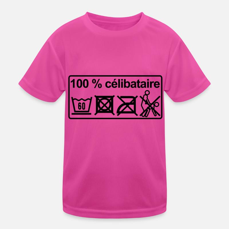 100% celibataire T-shirt sport Enfant