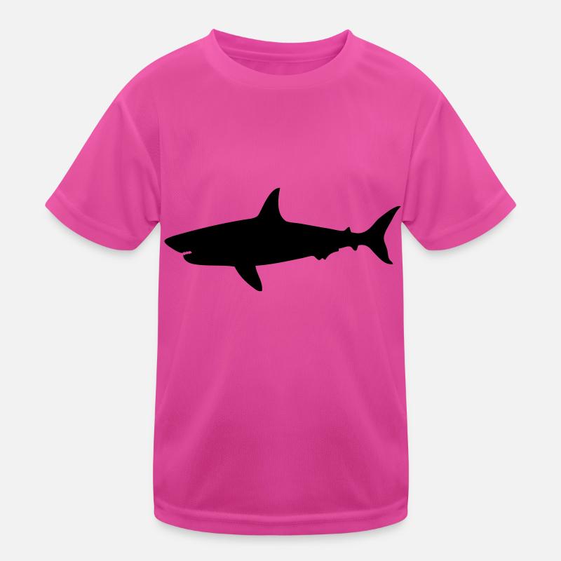 dessin requin squale plongée sous marine T-shirt sport Enfant