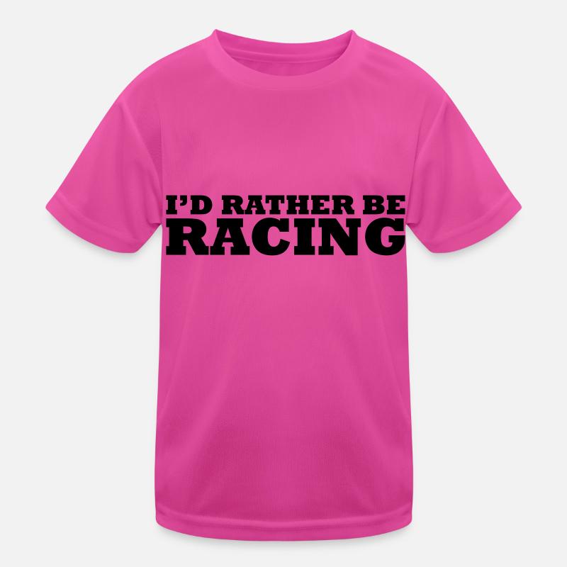 I'd rather be racing Kids Functional T-Shirt