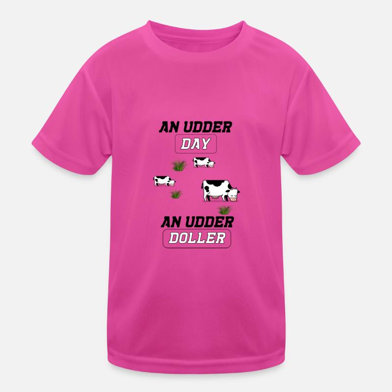 ein Eutertag Kinder Funktions-T-Shirt