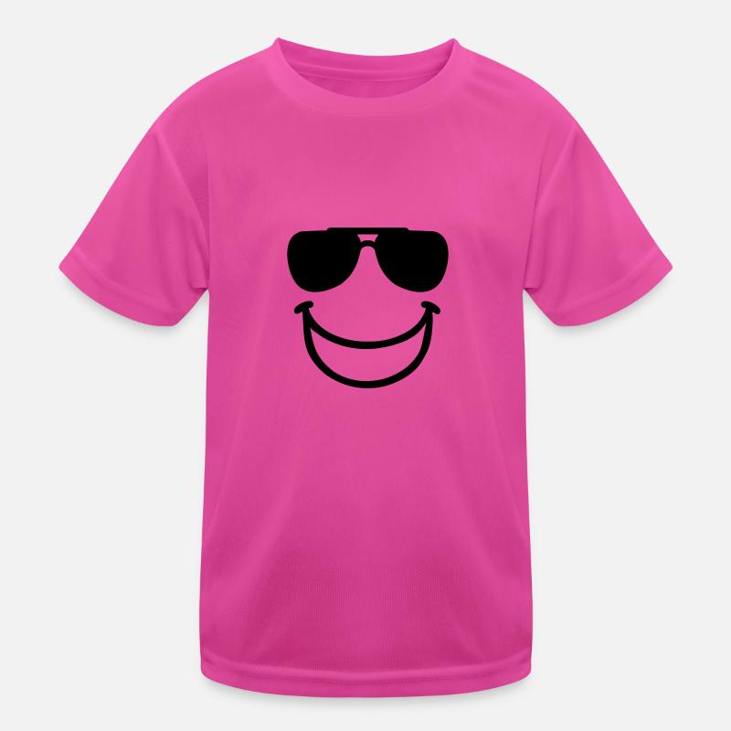 Smiley Kinder Funktions-T-Shirt