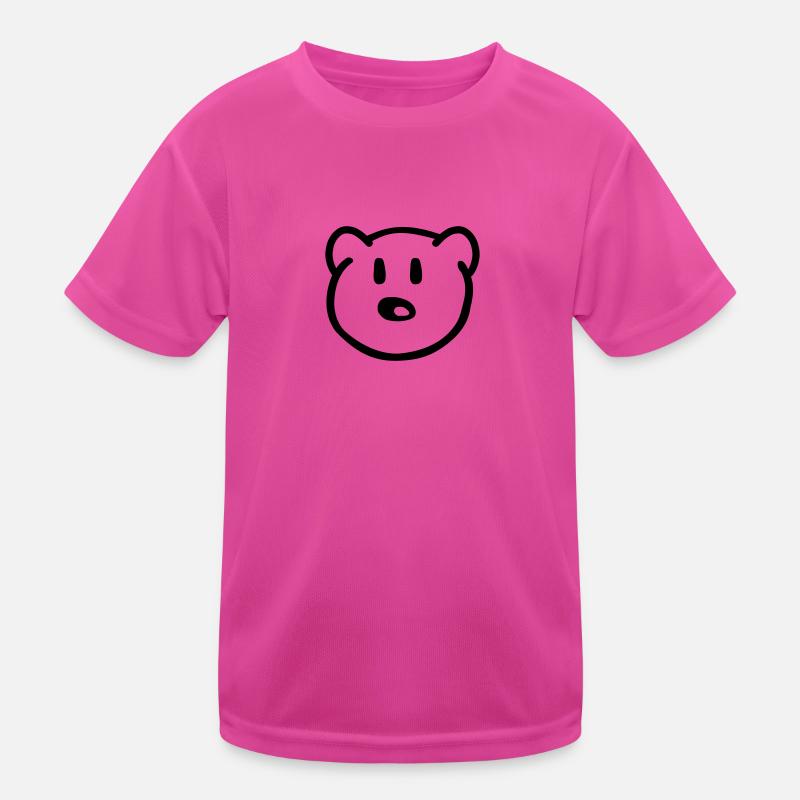 Teddy - Kinder Funktions-T-Shirt - hot Pink