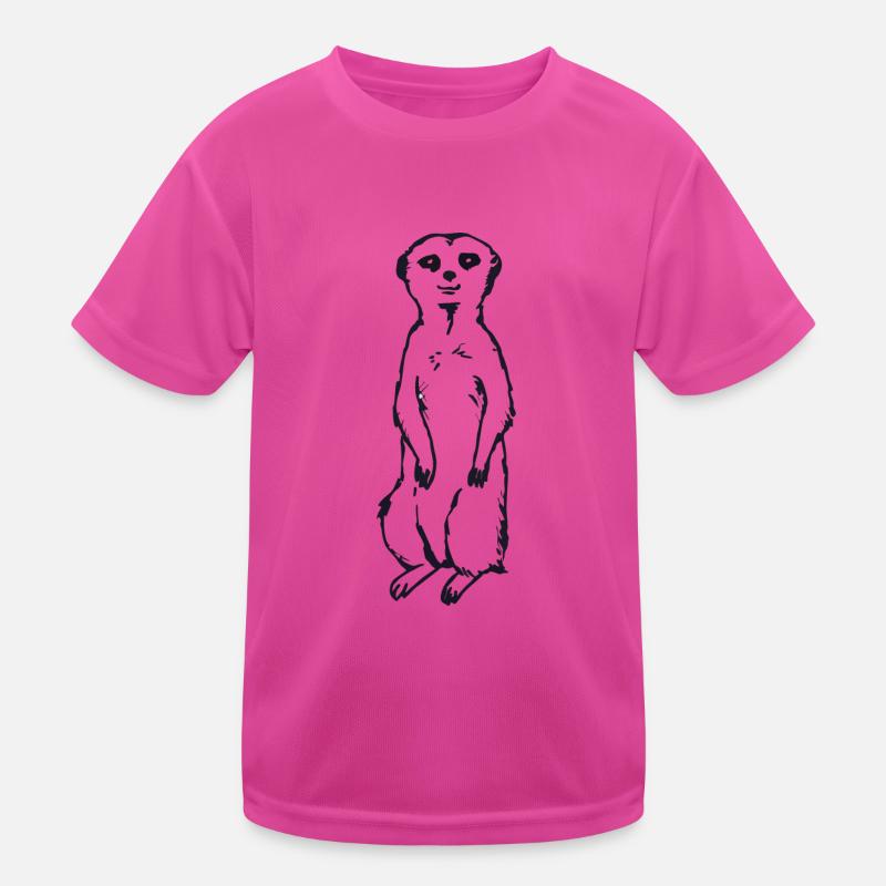 Erdmännchen Baby Geschenkidee Kinder Funktions-T-Shirt
