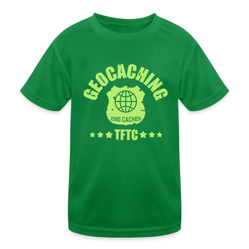 geocaching - 2500 caches - TFTC / 1 color - Kinder Funktions-T-Shirt