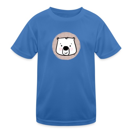 Süßer Bär - Portrait - Kinder Funktions-T-Shirt