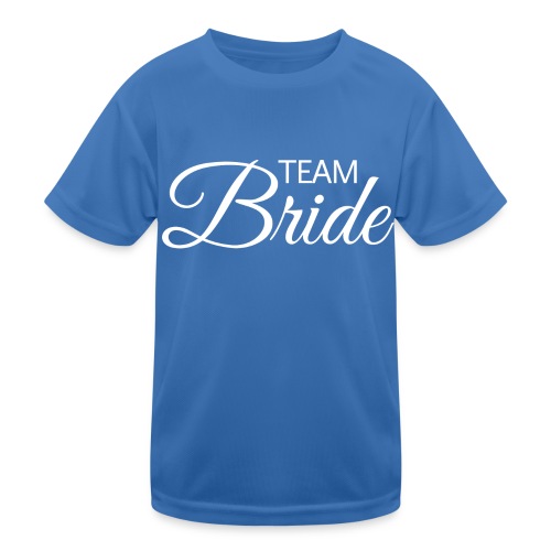 Team Bride - weisse Schrift - Kinder Funktions-T-Shirt