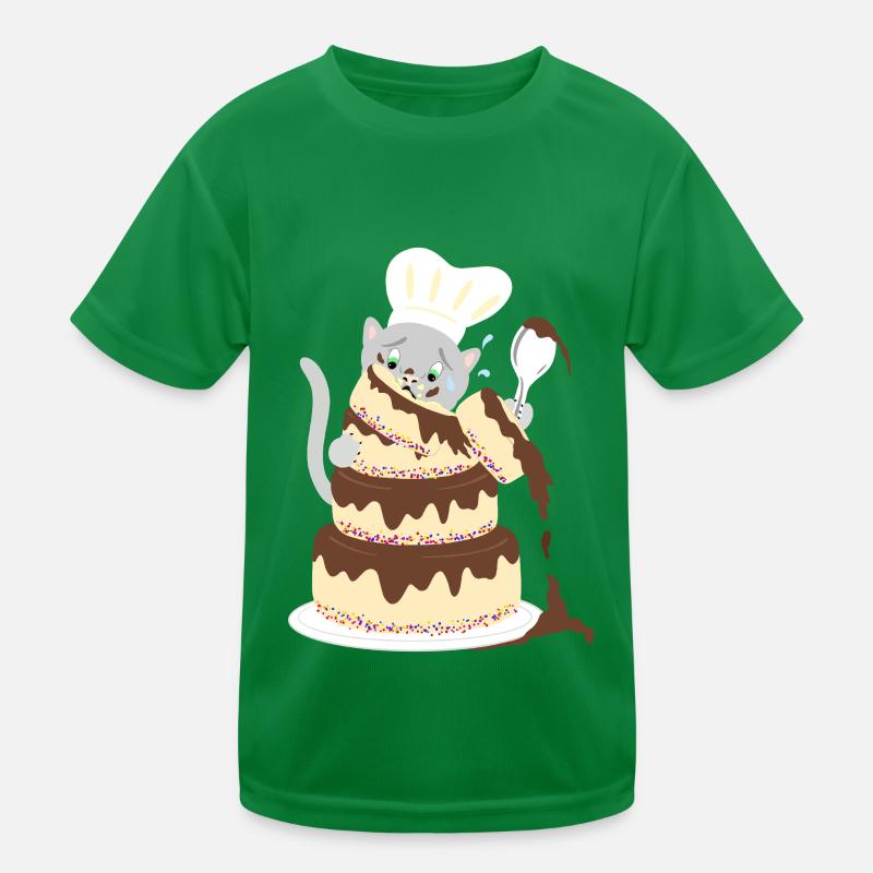 Cat cake failed Kids Functional T-Shirt