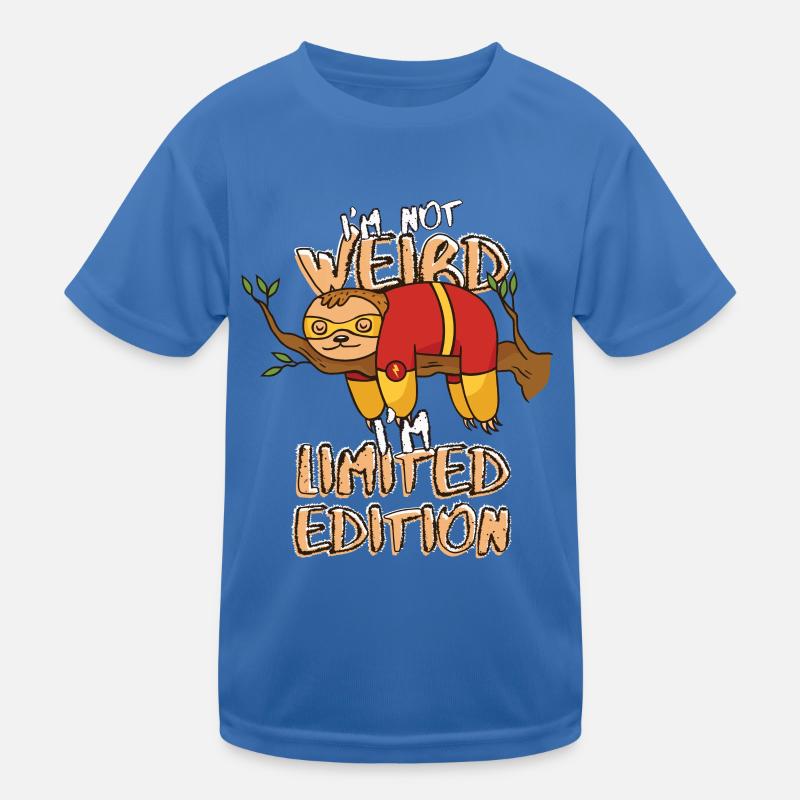 Cool Cartoon Sloth - Limited Edition - Saying Kids Functional T-Shirt