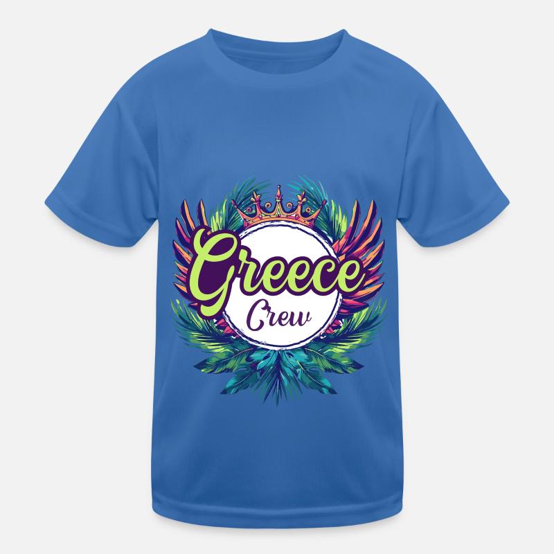 Vacances Équipage Grèce T-shirt sport Enfant