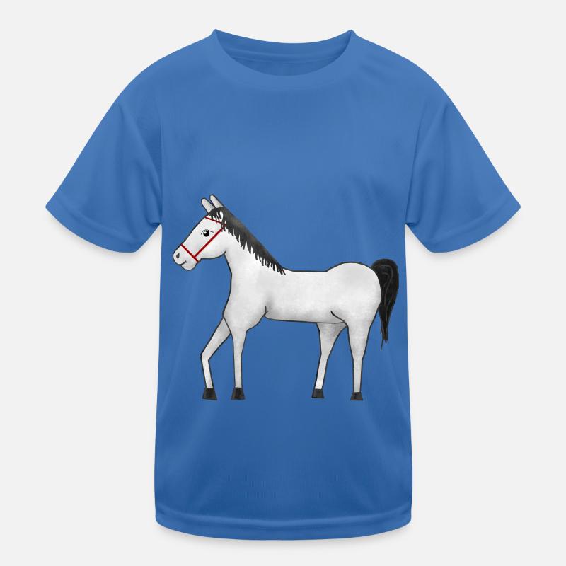 Ross, Étalon, Cheval, Cheval Imbécile, Cavalier, Cheval, Cheval T-shirt sport Enfant