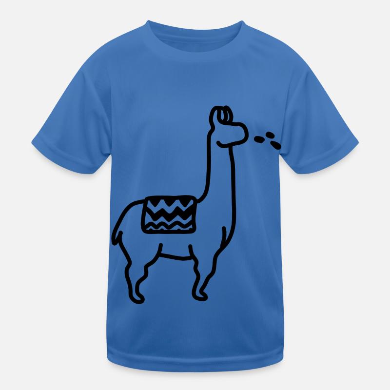 Lama crachant T-shirt sport Enfant