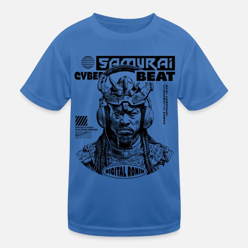 Tech Samurai Sci-Fi Shirt Kids Functional T-Shirt
