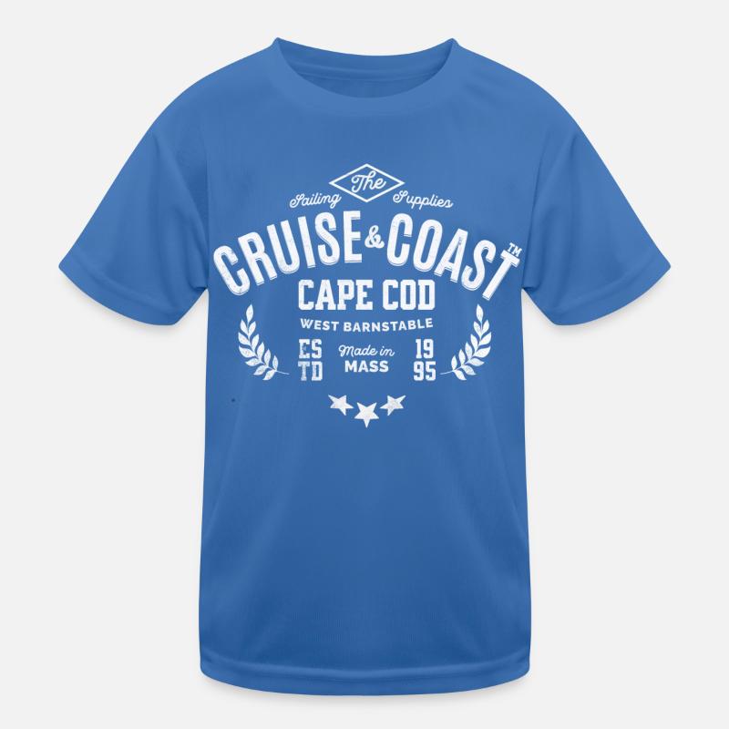 Cruise Coast Cape Cod Kids Functional T-Shirt