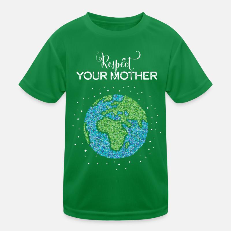 Mutter Erde Umwelt KlimaUmweltschutz Kinder Funktions-T-Shirt