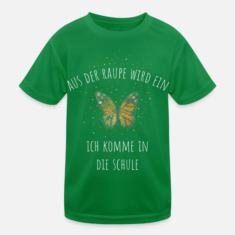 Einschulung Schulkind Schmetterlinge Kinder Funktions-T-Shirt