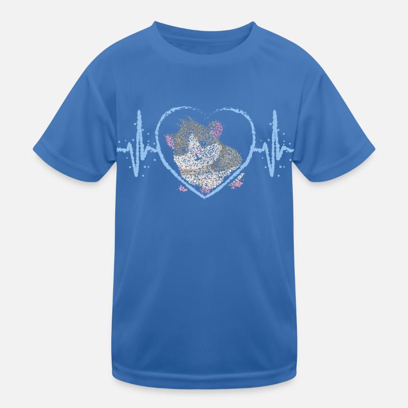 Guinea Pig Heartbeat Guinea Pig Kids Functional T-Shirt