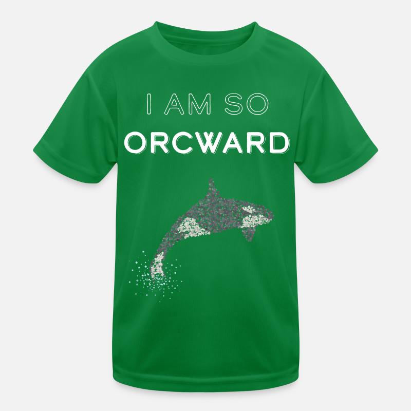 Killerwal Mörderwal Schwertwal Orka Kinder Funktions-T-Shirt