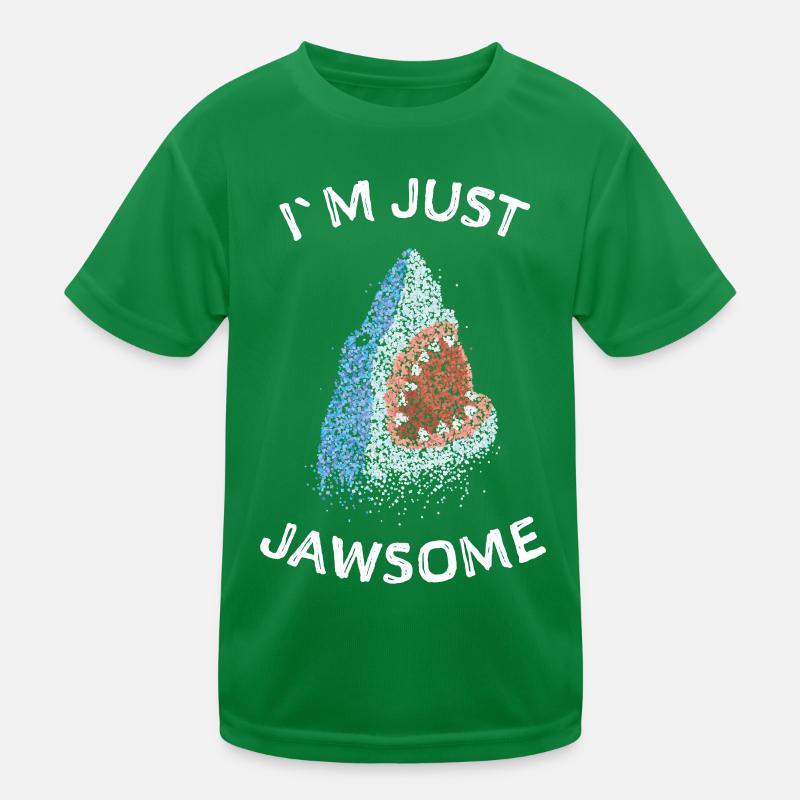 Jawsome Great White Shark Shark Sharks Shark Lovers Kids Functional T-Shirt