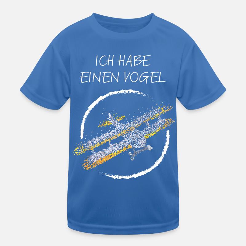 Modellflieger Modellbau Modellbauer Kinder Funktions-T-Shirt