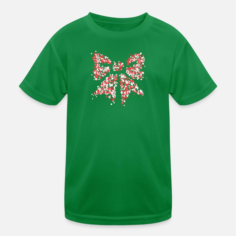 Fliege Rot Weiß Kostümersatz Karneval Köln Kinder Funktions-T-Shirt