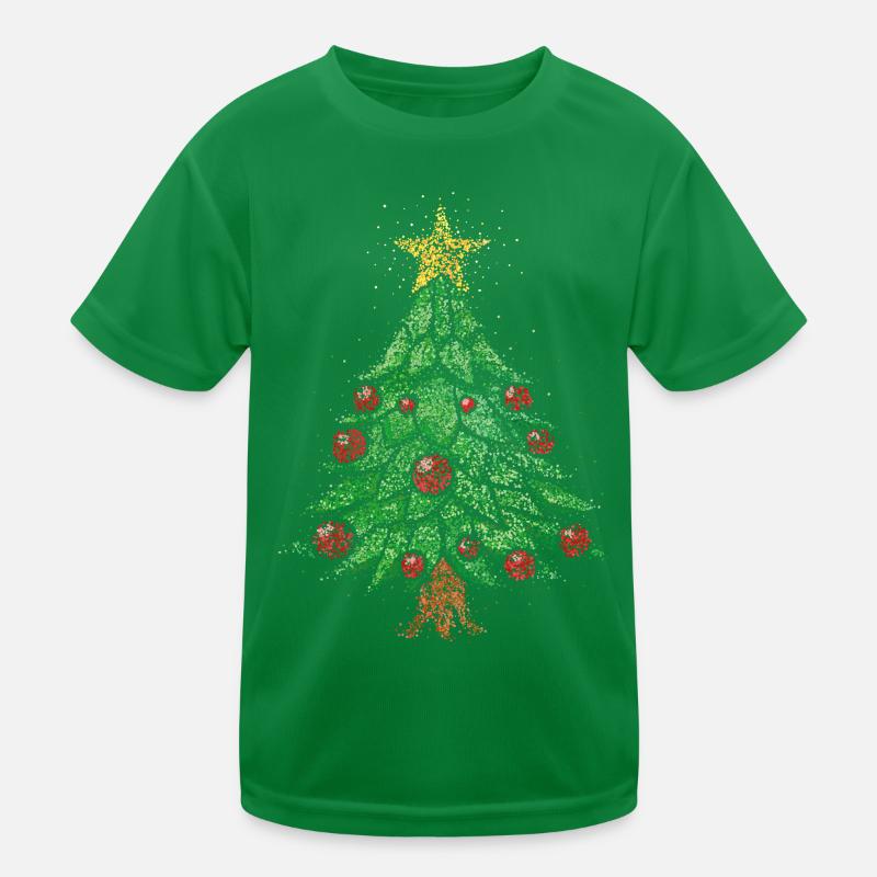 Weihnachtsbaum Christbaum Heiligabend Christmas Kinder Funktions-T-Shirt